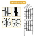 thumbnail image 5 of DWVO Metal Decorative Garden Fencing 4 Pack Black Trellis for Climbing Plants Vegetables Flower Plant Trellis for Outdoor Patio(19.7"×70.9"), 5 of 6