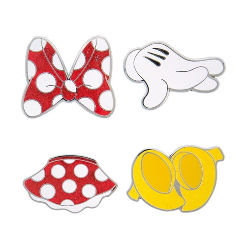 Disney 4 Pin Set  Minnie Mouse Icons