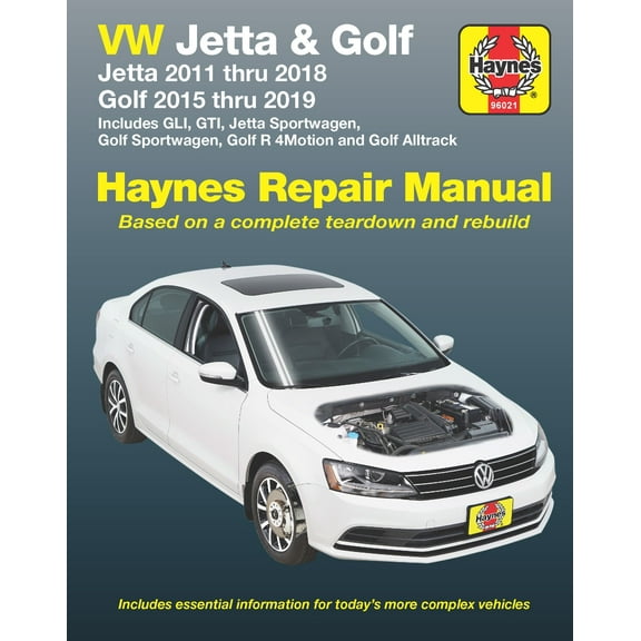 VW Jetta, GLI, Golf/R & GTI, 2012-2019 Haynes Repair Manual ^