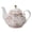 Pink, variant on Porcelain teapot with tea strainer and lid teaware with filter for tea coffee milk women office home gift