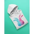 thumbnail image 3 of Couple Rabbits  Hoodie Women -Image by Shutterstock, Female Medium, 3 of 4