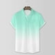 thumbnail image 5 of Camisas de Manga Larga para Hombres Moda Casual Impresión Cuello de Vuelta Blusa Transpirable para Diario Y de Negocios, 5 of 6
