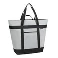 thumbnail image 2 of Sac Isotherme, Sacs Isothermes Souples Réutilisables 40 L, Sacs Thermiques Portatifs Étanches pour Épicerie Plage Gris, 2 of 5