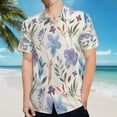 thumbnail image 5 of High Quality Hawaiian Shirts for Men Short Sleeve Aloha Beach Shirt Floral Summer Casual Button Down Shirts Blouses MF5TEV, 5 of 7