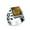 Golden-Tigers-Eye, variant on Mens Large Rectangle Gemstone Wide Chain Link Statement Signet Ring Sterling Silver