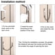 thumbnail image 4 of CadenadeseguridadparapuertaCerraduradecadenaconfiableCadenadepuertadeaceroinoxidablecepilladoCerradura Vhermosa 221046-3, 4 of 4