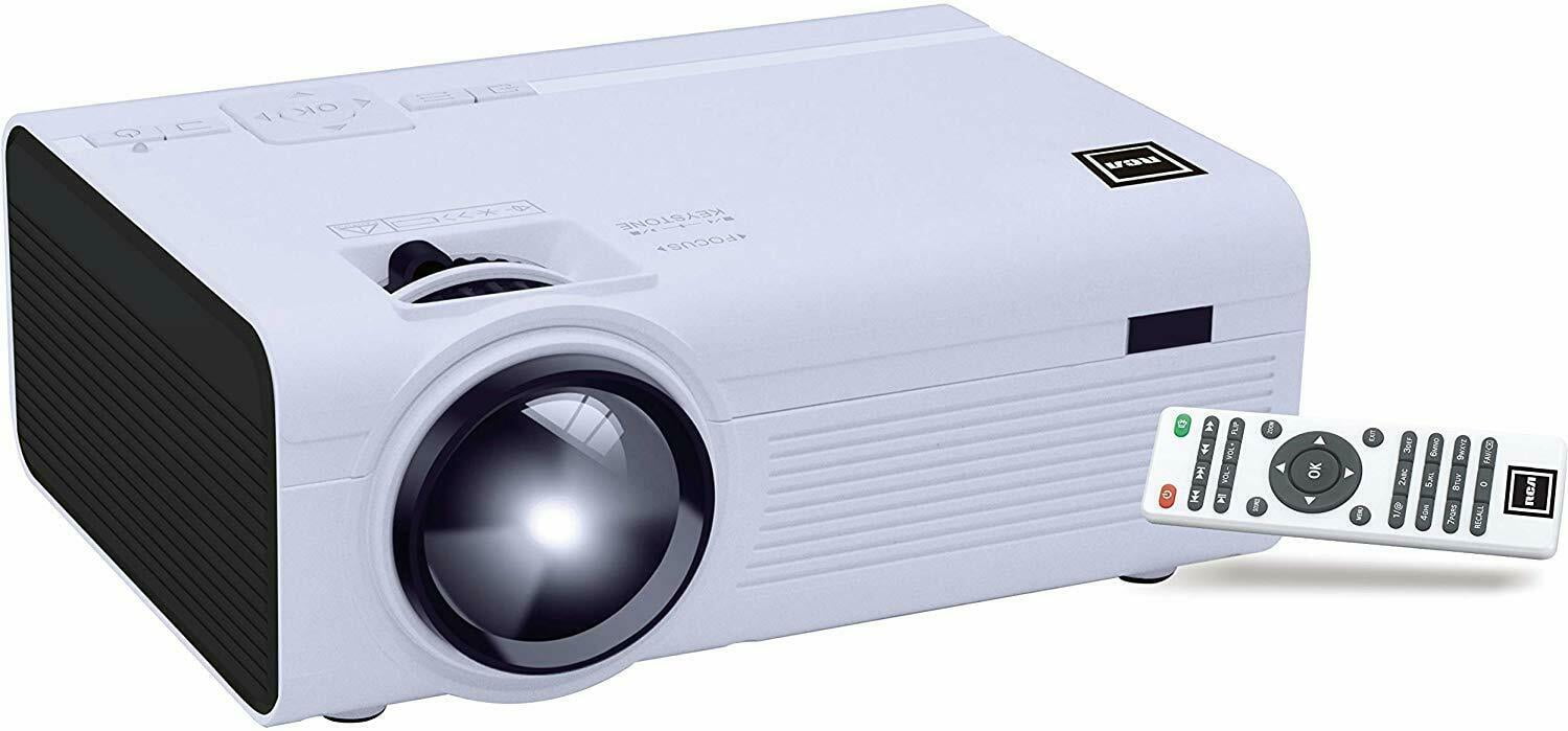 Rca Home Theater Projector Rpj136 RCA RPJ136 Home Theater Projector w/ 150" Picture Size - 1080p