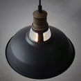 thumbnail image 6 of Claxy 12" Black Barn Pendant Light Fixture 3-Pack, 6 of 8