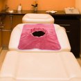 thumbnail image 4 of CTIRCHIU 2Pcs Pink Microfiber Massage Facial Hole Cover for and Massage Bed, 4 of 8