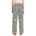 thumbnail image 3 of FORMRS Women's Pajama Pants with Pockets Soft Comfy Loungewear Sleep Bottom, Sizes S-2XL, Gray Halloween Dancing, 3 of 8