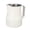 White, variant on M Buder Milk Pitcher 450ML 15.2oz 304 Stainless Steel Frothing Cup Drip Free Coffee Steaming Jug Titanium Black Espresso Barista Accessory for Kitchen[cite: 1]