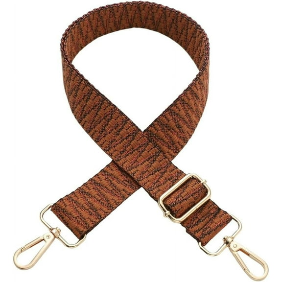 Kukuzhu Purse Strap Replacement Crossbody Bag Wide Shoulder Strap Adjustable Jacquard Woven Handbag Straps Bag Strap for Women