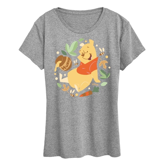 Winnie the Pooh - Pooh Circle - Women's Short Sleeve Graphic T-Shirt