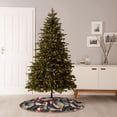 thumbnail image 6 of Lukts Roosters 2 Print Color Life Christmas Tree Skirt, Winter Holiday Tree Mat Decoration ,Can be Used as A Shawl-30", 6 of 6