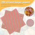thumbnail image 6 of 200Pcs Deli Paper Sheets 12x12",Premium Food Basket Liners,Grease Resistant Wax Paper Sheets for Food,Classic Checkered Sandwich Wrapping Paper for Party,Festival and Outdoors, 6 of 9