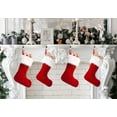thumbnail image 3 of Christmas Stocking Holder,4 Pack Stocking Holders for Mantle,Non-Slip Stockings Holders for Christmas Decorations for Mantel Fireplace with Adjustable Design,Silver, 3 of 15