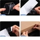 thumbnail image 2 of Portaetiquetas autoadhesivos, 152 PCS 11 cm x 3 cm Bolsillos de etiquetas de plástico transparente, Portaetiquetas para supermercado Biblioteca Buzón Escuela Oficina de negocios, 2 of 5