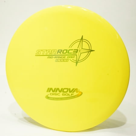 Innova Star Roc3 Disc Golf Midrange Disc, Pick Color/Weight [Stamp & Exact Color May Vary] Yellow 175-176 grams