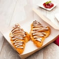thumbnail image 2 of Cafe Vision 40 oz Rectangle Kraft Paper Large Bio Salad Box - 8 1/4" x 6 1/4" x 1 1/2" - 200 count box, 2 of 2