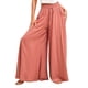 thumbnail image 3 of Pantalones Casuales para Mujer, con Cintura Elástica y Pierna , con Bolsillos. Naranja Rojo L, 3 of 9