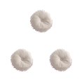 thumbnail image 1 of Billuyoard Silla redonda Cojín Cama Tatami Piso Ventana PP Algodón Borla Almohada Gradiente Dormitorio Pad Buena resiliencia Blanco Type1 NO1, 1 of 6