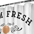 thumbnail image 3 of Farm Fresh Pumpkin Fall Harvest Shower Curtains,Washable Bath Curtain with Hooks Basic Polyester Fabric Curtains for Halloween Thansgiving Christmas Hotel Dorm, 3 of 5