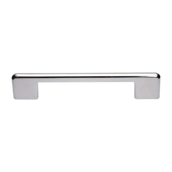 Utopia Alley 10pcs Taylor Pull Handle - Decorative Cabinet Drop Pull Handles- Vintage Cabinet Hardware with Hand Finished Polished Chrome - Metal Drawer Pull Handle, 5.0" Center to Center