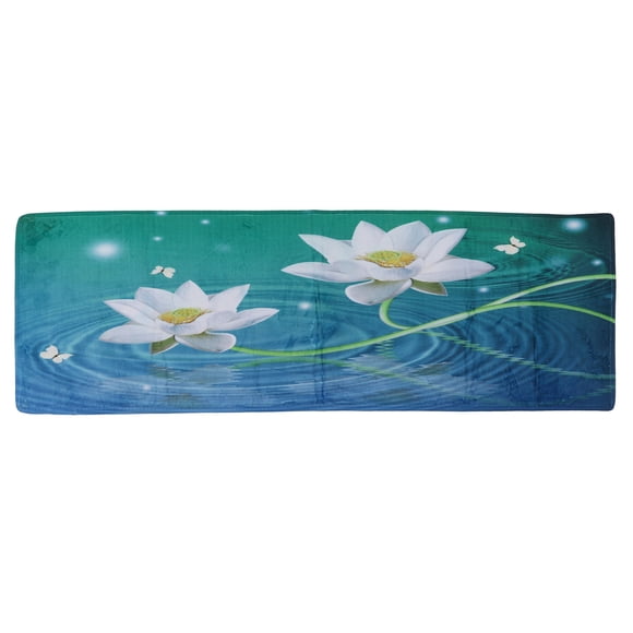 Alfombra de baño práctica, transpirable, suave, cómoda, diseño exquisito, decorativa para cocina, 40 x 60 cm