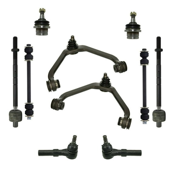 12 Pc Suspension Kit Tie Rod Ends, Sway Bars, Lower Ball Joints, Gear Bellows, Upper Control Arms Fits select: 1998-2011 FORD RANGER, 1995-2001 FORD EXPLORER