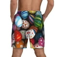 thumbnail image 4 of Gaeub Easter Egg Mens Swim Trunks Stretch Beach Shorts Quick Dry for Men Swim Shorts Swimwear with Pockets- Small, 4 of 9