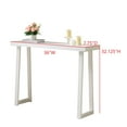 thumbnail image 5 of Kings Brand Furniture Claude 36-Inch Console Entryway Table, Narrow Sofa Table for Behind Couch, Hallway, Bedroom, Living Room, Foyer, White, 5 of 5