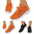 thumbnail image 6 of NOKIO Fashion Spring And Summer Women Sports Shoes Flat Bottom Lightweight Fly Woven Mesh Breathable And Comfortable Lace Up Shoes Zapatillas de Mujer Casual Walking Shoes, 6 of 9