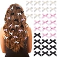 thumbnail image 1 of 30 pinzas para el cabello con lazo, mini lazos, horquillas, accesorios para el cabello para mujer, 1 of 7