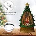 thumbnail image 3 of Globo de nieve navideño de 10 ", globos de nieve musicales, linterna con purpurina iluminada, ciervo, Claus, árbol de Navidad, decoración de mesa navideña, regalos cristianos, 3 of 7