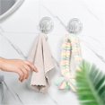 thumbnail image 2 of Shower Hooks Window Suction Heavy Duty 2pcs Cup Suction Clear - Hook Hooks Tools & Home Improvement Wall Painting Hangers without Nails (White, One Size), 2 of 3