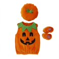 thumbnail image 1 of Traje De Calabaza Para Niños Lunatico De Halloween , Disfraz Sin Mangas De Algodón Suave , Ropa Caliente Niño, 1 of 4