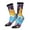 2 Black-1, variant on Picia Colorful Cats Pattern Art Print Athletic Socks for Men & Women – Cushioned Moisture-Wicking Crew Socks for Sports, Running, and Training, Soft & Breathable Size 5-11