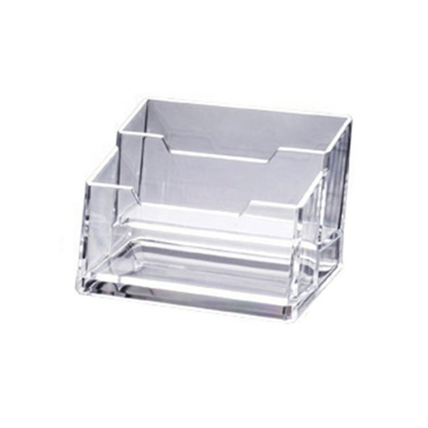 ibaste Acrylic Business Card Holder Stand Clear Desktop Countertop Office Business Organizer