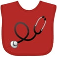 thumbnail image 3 of Inktastic Doctor Stethoscope Boys or Girls Baby Bib, 3 of 4