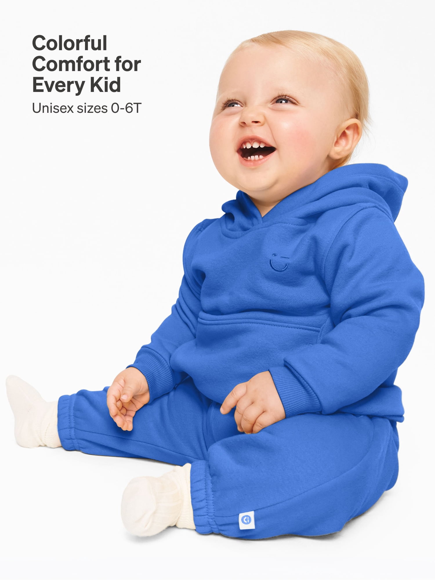 Color Mix by Garanimals Baby & Toddler Fleece Sweatpants, Sizes 0–6T