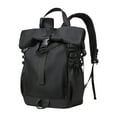 thumbnail image 3 of GARENDE Roll Lid Backpack Versatile Gym Bag Waterproof Portable Stylish Men Rucksack black, 3 of 9