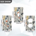 thumbnail image 4 of Switch Panel Switch Decoration 2.76x4.53x0.28 Inches Unused Outlet Cover Switch Plate Wall Plates Living Room Kitchen Bedroom Study Switches Blue-green Leaves, 4 of 8