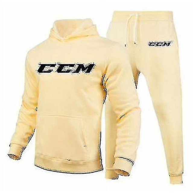 Ccm Ensemble de Jogging Chaud Imprimé pour Hommes et Femmes, Deux Pièces, Coupe Ample, Chandail à Capuchon + Pantalon