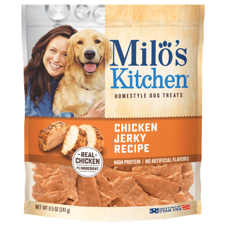 Milo?s Kitchen Chicken Jerky Recipe Homestyle Dog Treats, 8.5 oz