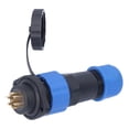 thumbnail image 1 of Herwey Aviation Power Connector, Waterproof Plug Socket Copper Contacts For Electronic Equipments, 1 of 8