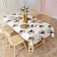 thumbnail image 2 of White Cow Engineer Pattern Rectangle Tablecloth 60"x120",Waterproof Polyester Rectangle Table Cloth, Wipeable Spillproof Polyester Tablecloth for Dining, Camping, Indoor and Outdoor, 2 of 6