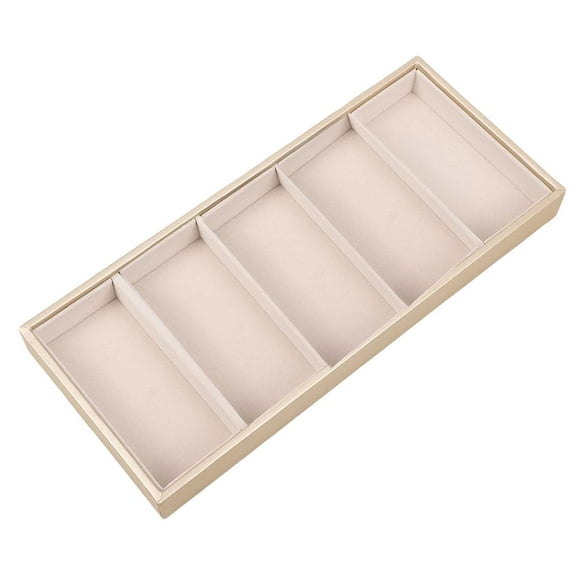 Sunglasses Holder Organizer Eyeglass Storage Case for Desktop Drawer Dresser Beige