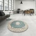 thumbnail image 4 of Ahgly Company Machine Washable Indoor Rectangle Traditional Sonic Silver Gray Area Rugs, 8' x 12', 4 of 7