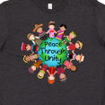 thumbnail image 3 of Inktastic Peace Through Unity Youth T-Shirt, 3 of 4