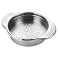 thumbnail image 1 of TIELUTT Stainless Steel Can Strainer Food Grade Canning Colander for Regular Pancake Pendant Kitchen Strainer Stainless Steel Covers Double Easy Bar Kitchen Strainer for over The, 1 of 7